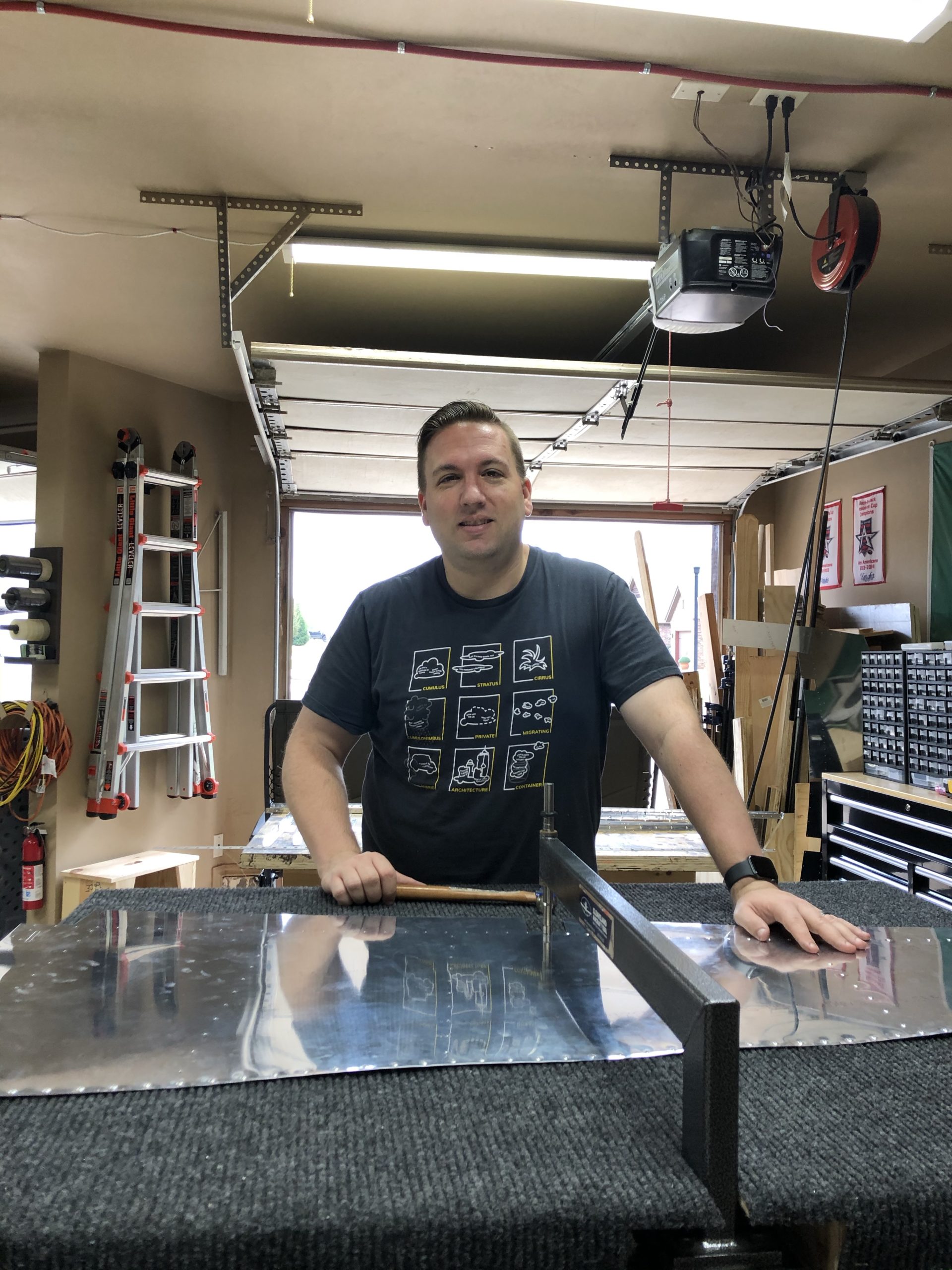 Day 14 – Dimpling and Countersinking Rudder