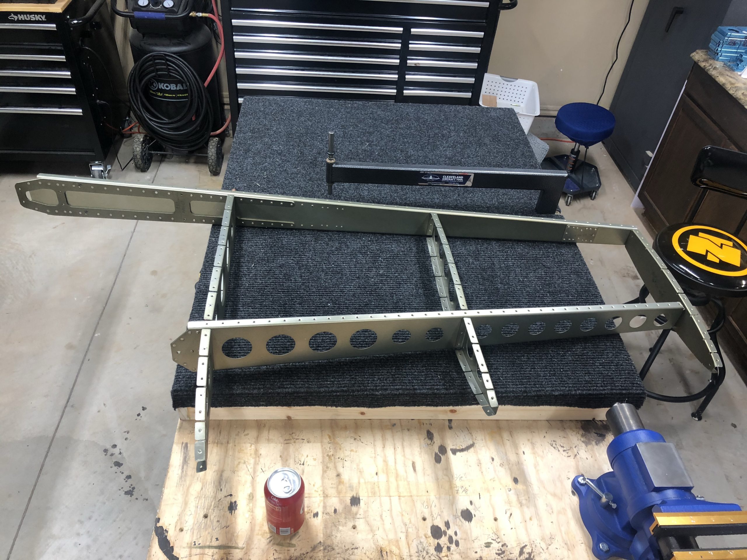 Day 20 & 21 – Vertical Stabilizer Riveting