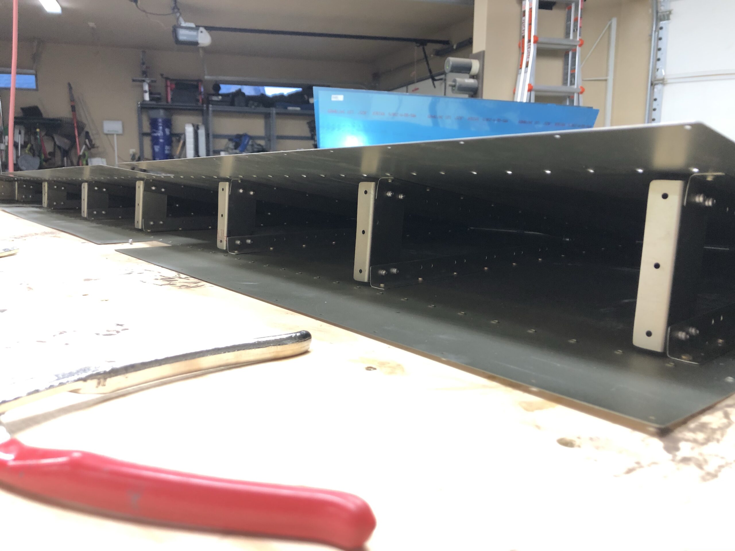 Rudder Trailing Edge Sealed!