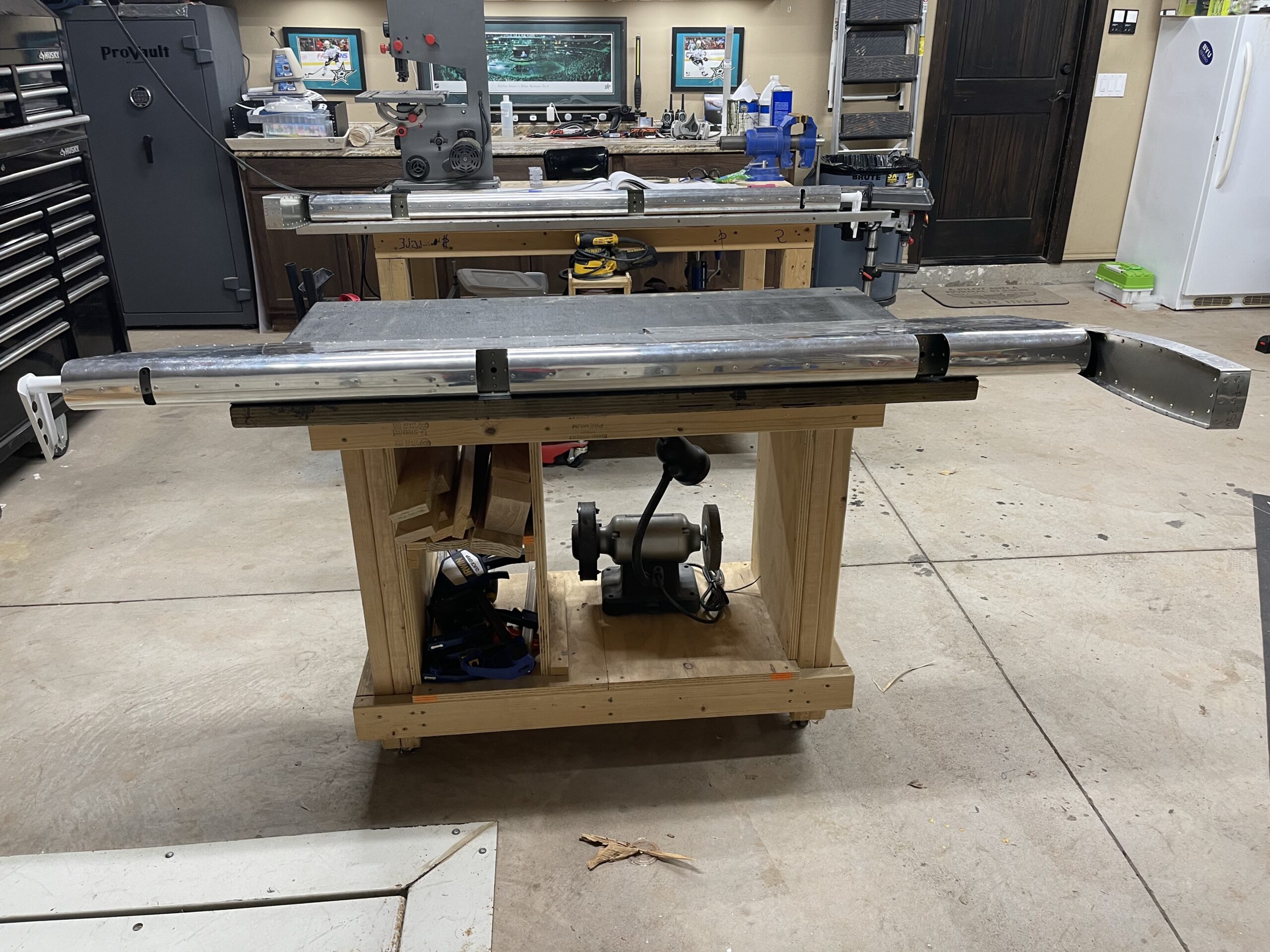 Rolled Front Edges and Counterbalance Weights Cut