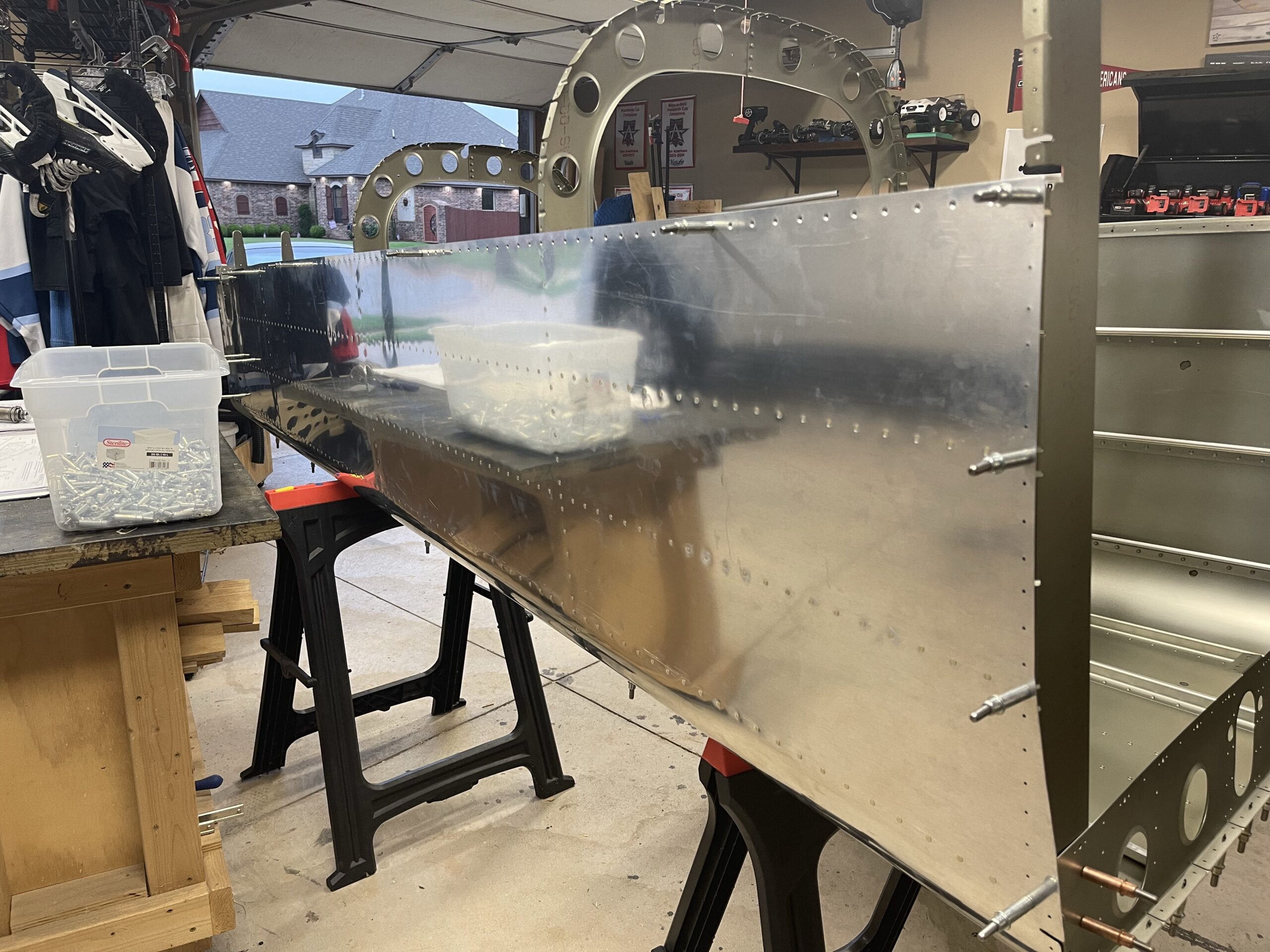 1047 Stiffeners and Side Bulkheads/Frames Riveted