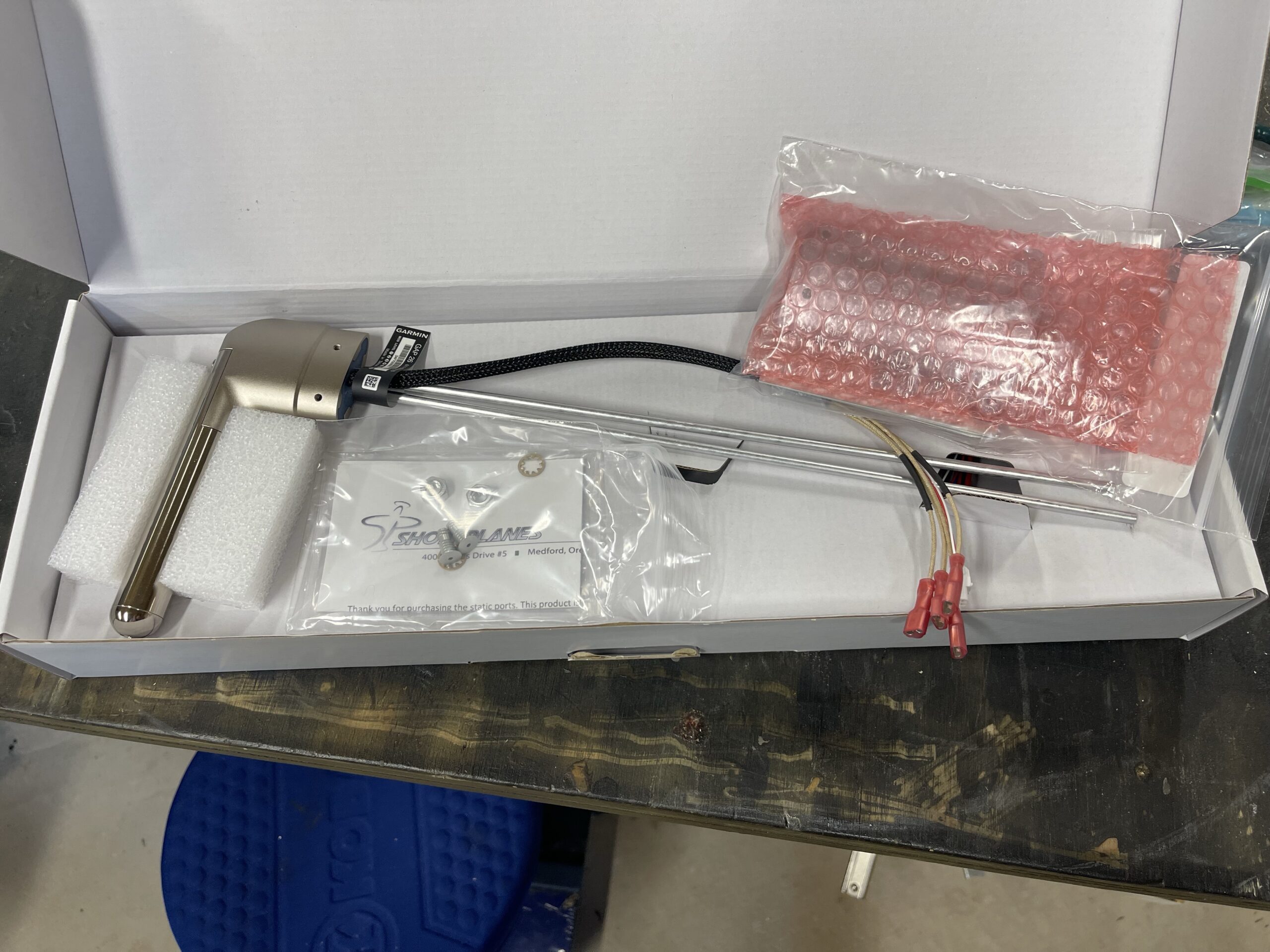 Garmin Pitot Arrived & Organization