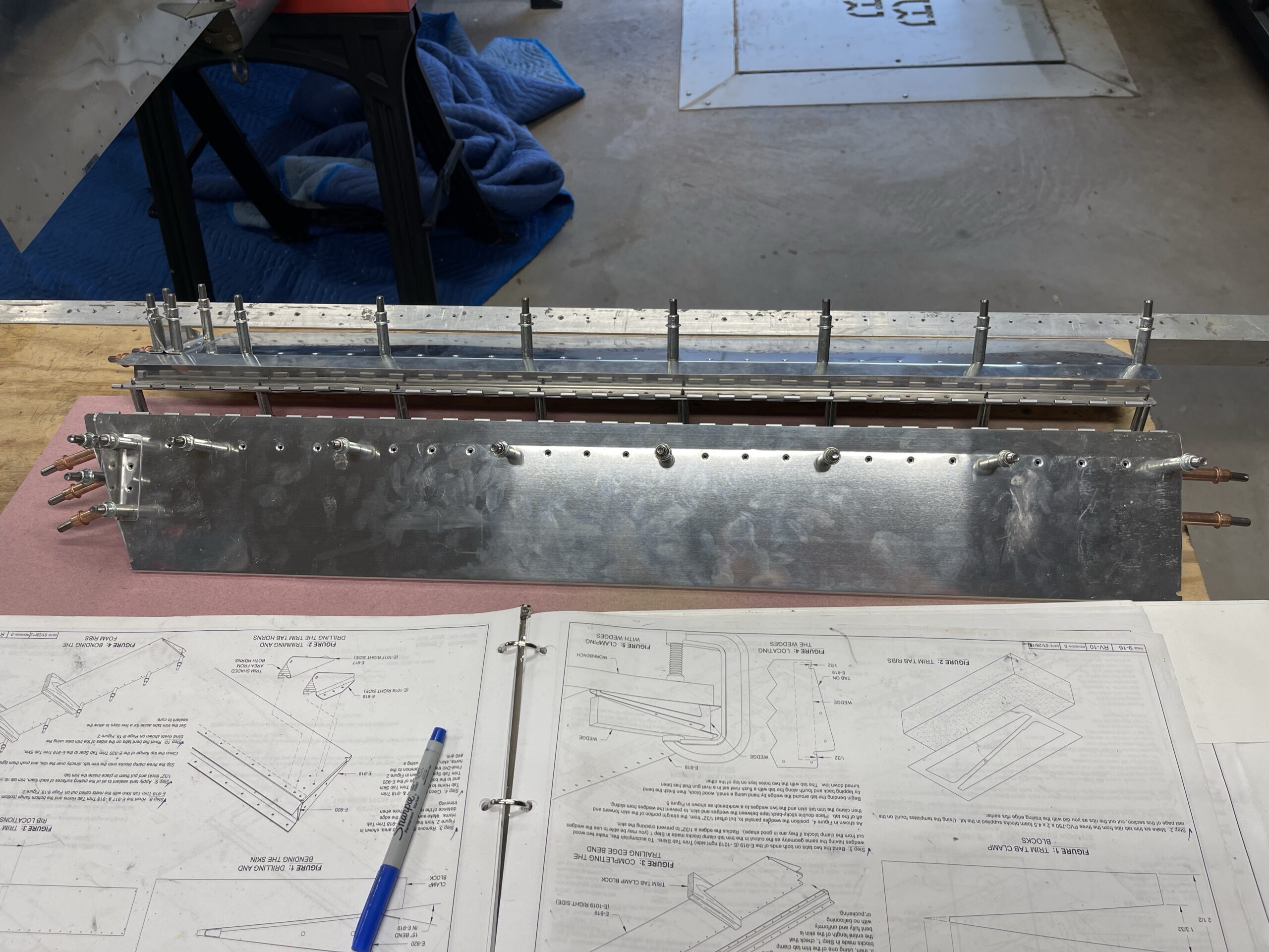 Elevator Trim Tab Dimpling