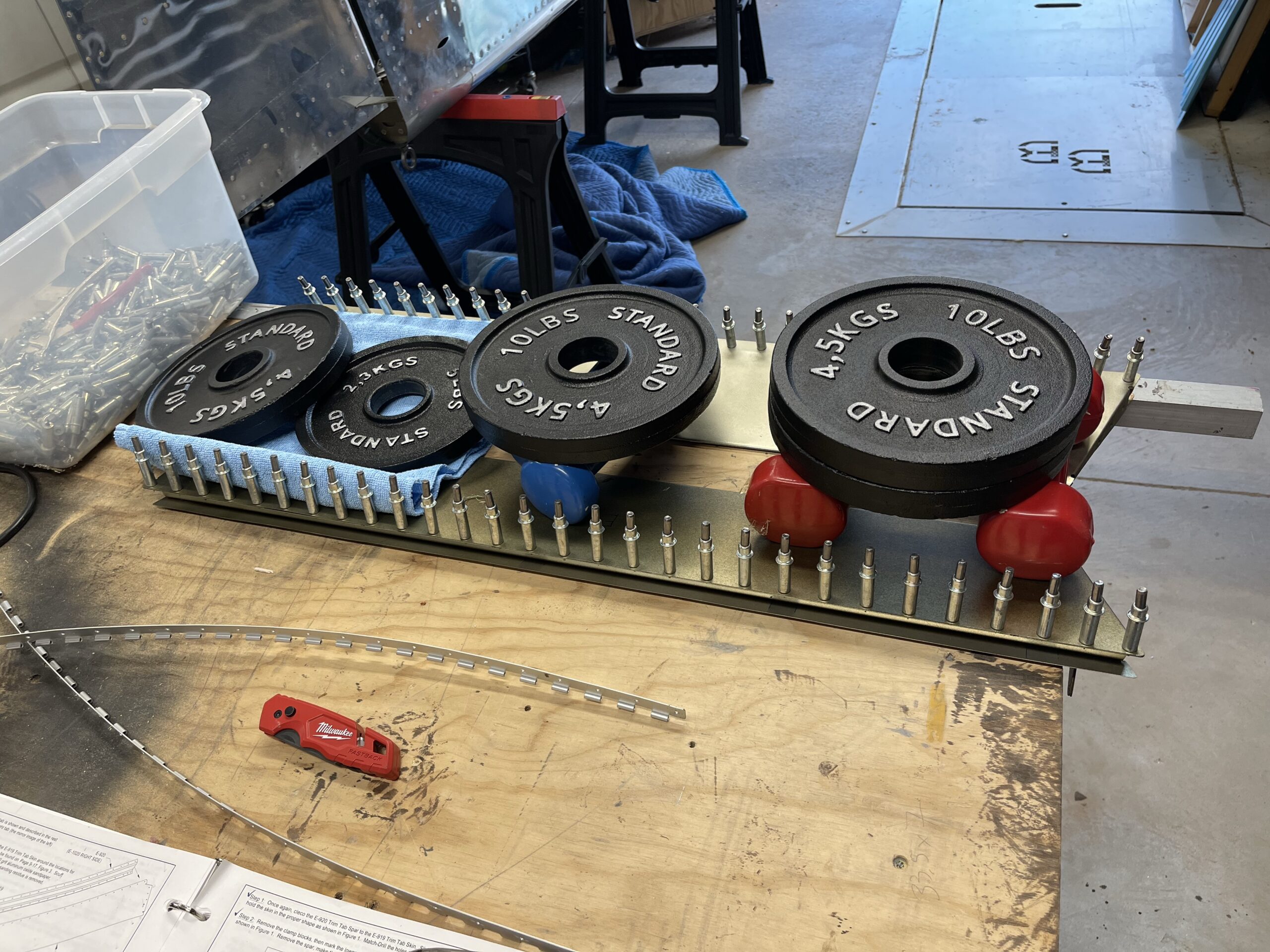 Static Ports Drilled & Trim Tabs Glued