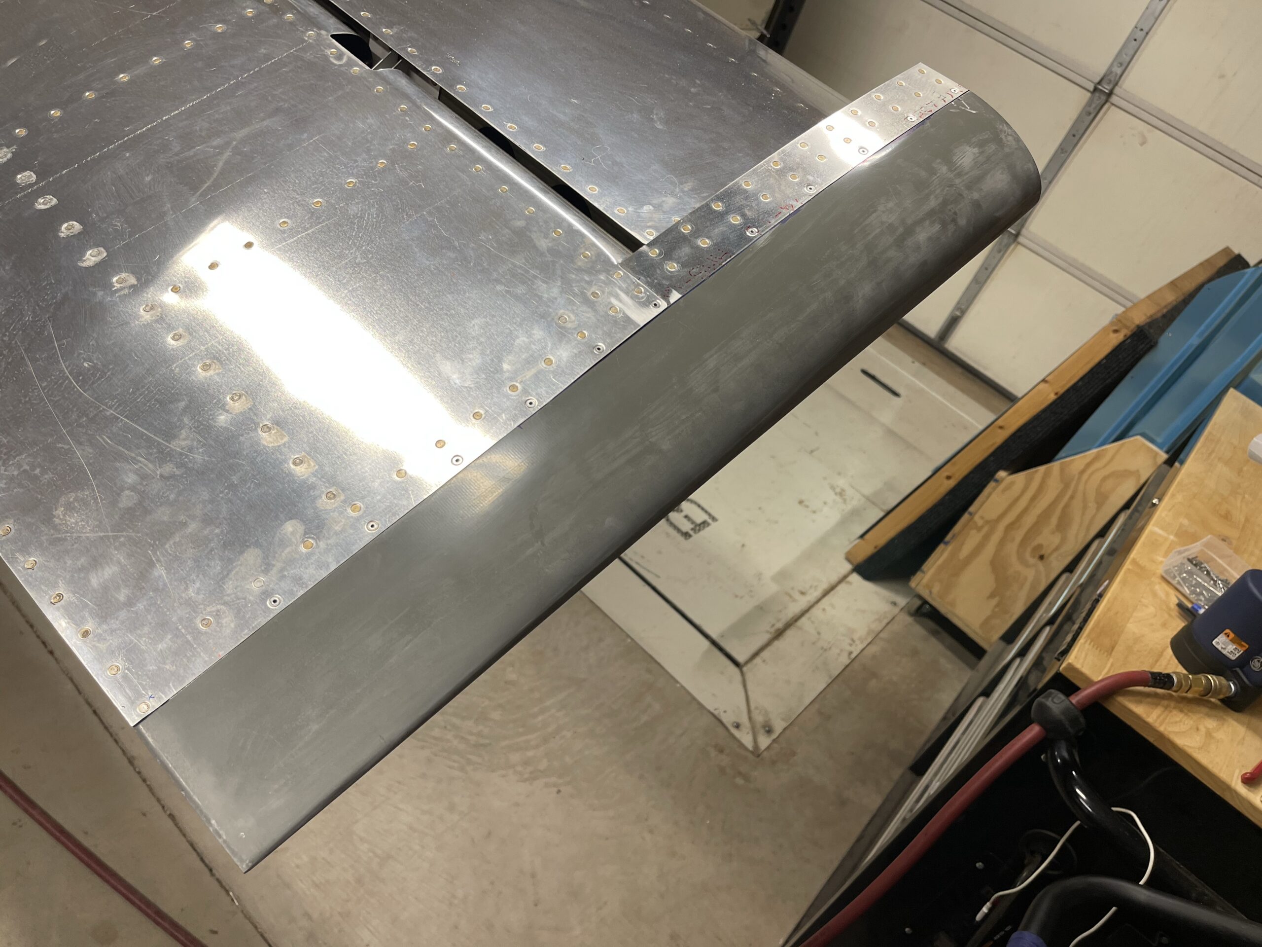 Right Elevator Fairing Attached