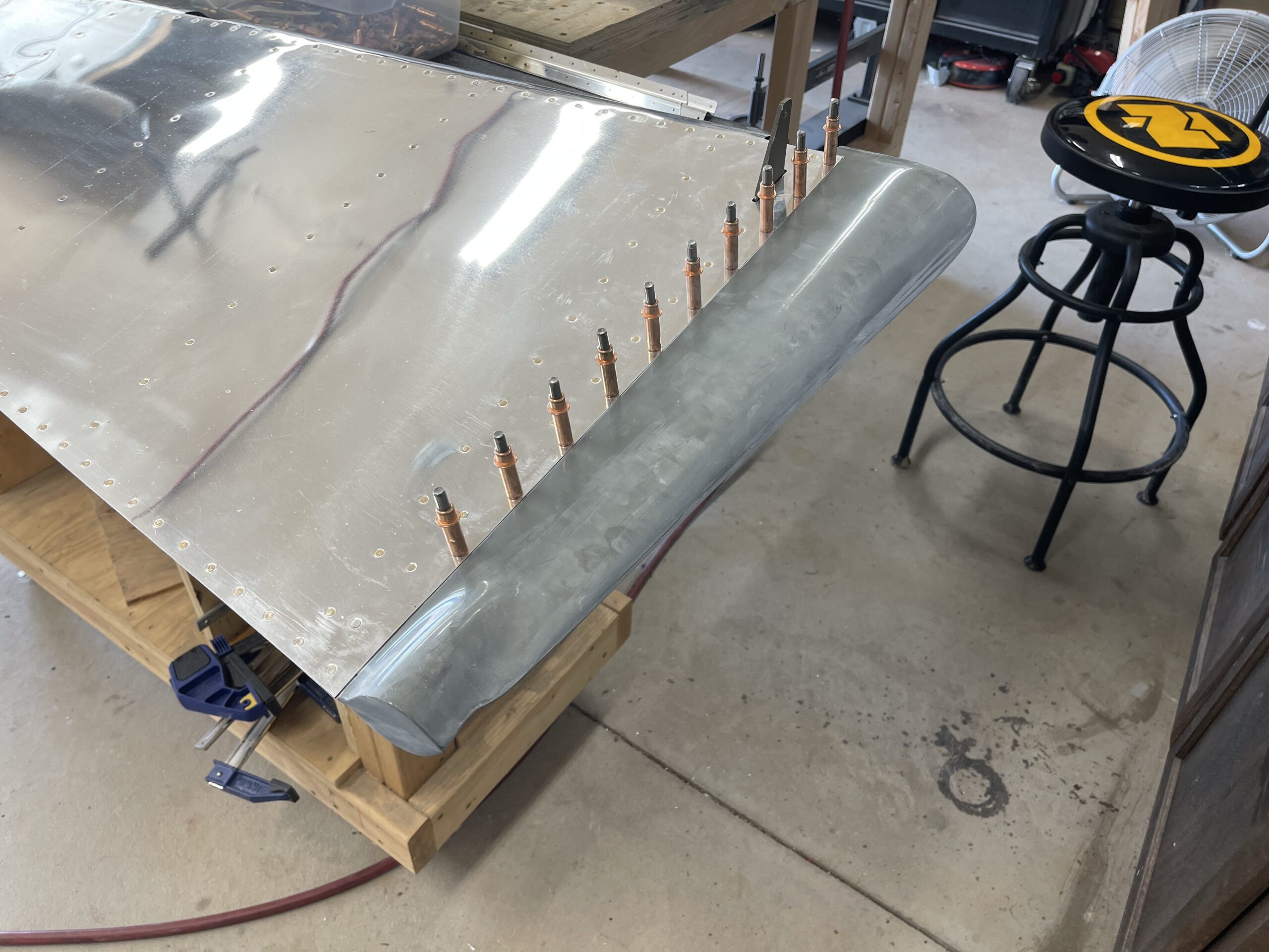 Rudder Fairings Attached/Ready