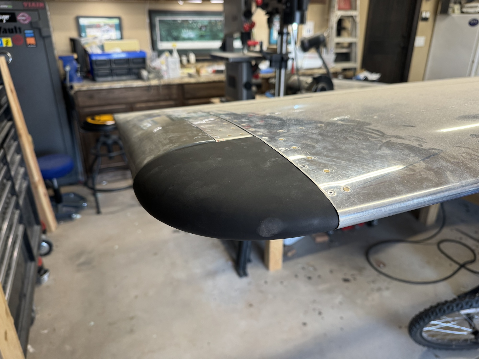 HS Tips Primed and Installed – VS Tip Fiberglass First Layers