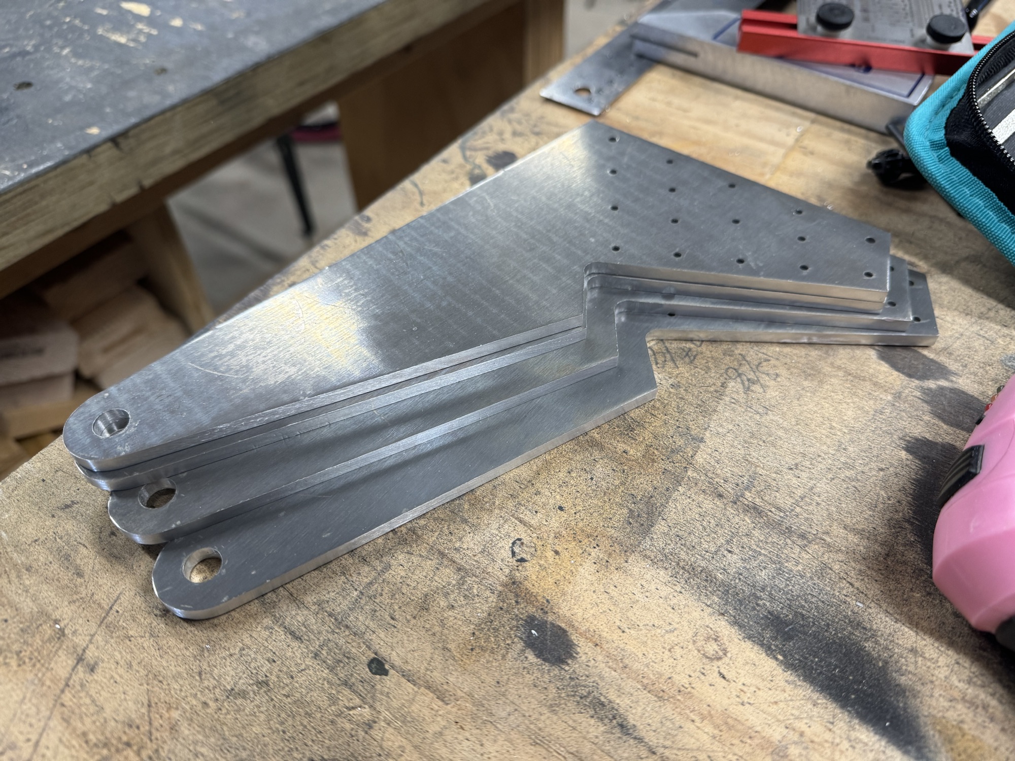 Flap Hinge Brackets Deburred