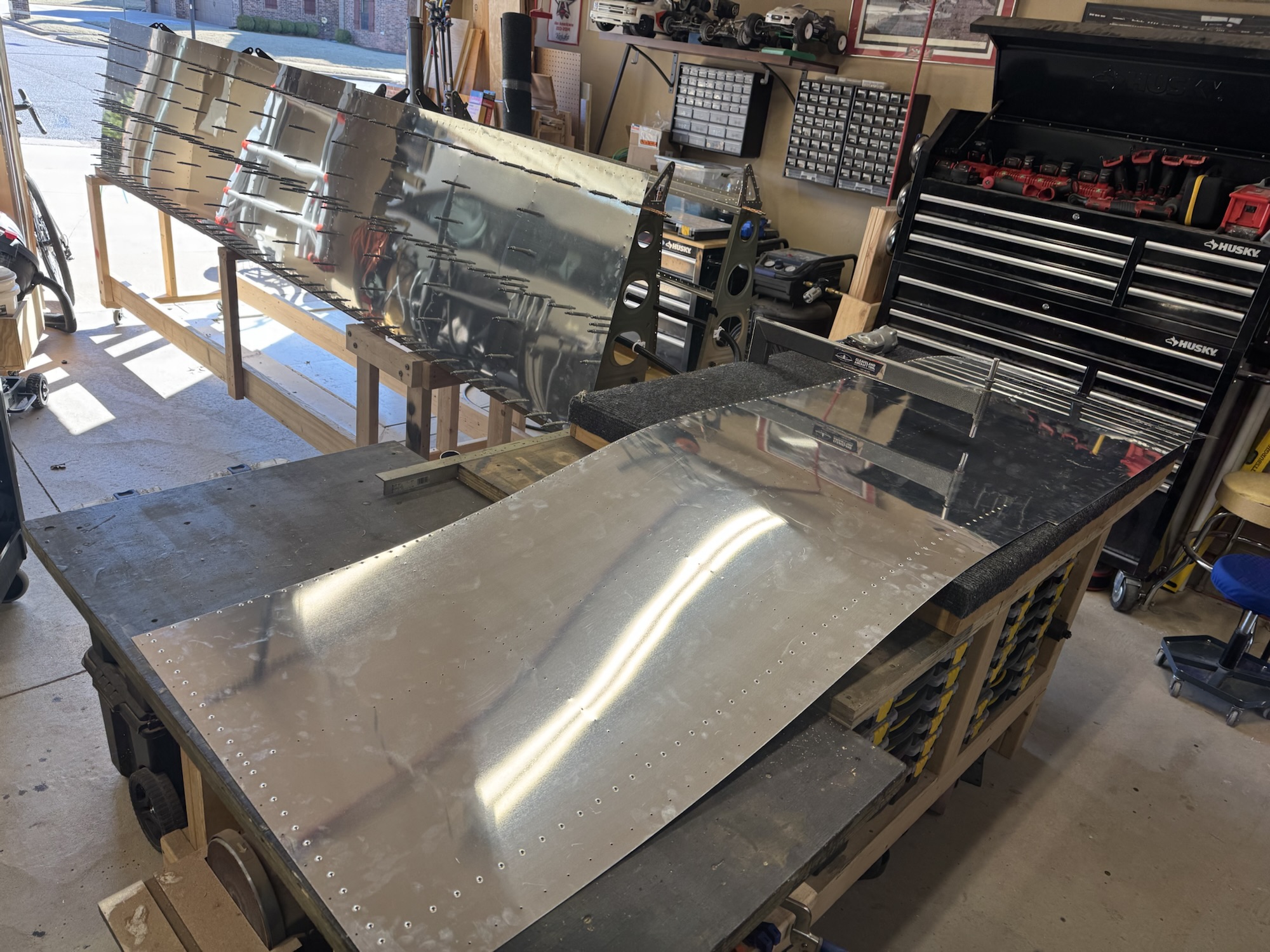 Right Wing Top Skin Dimpling Day 1