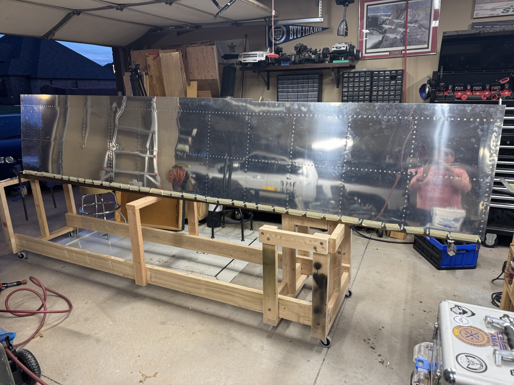 Left Wing Skin Almost Done