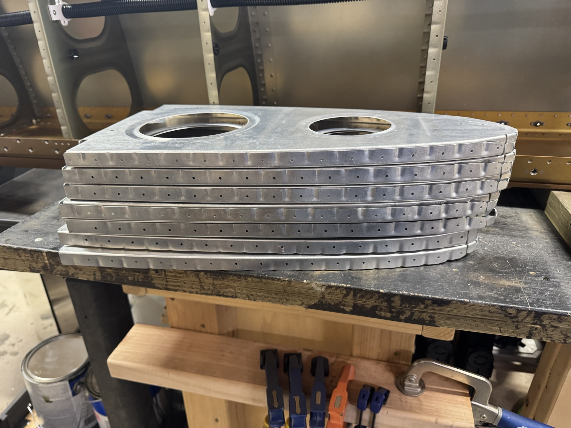 Leading Edge Ribs Straightened and Fluted