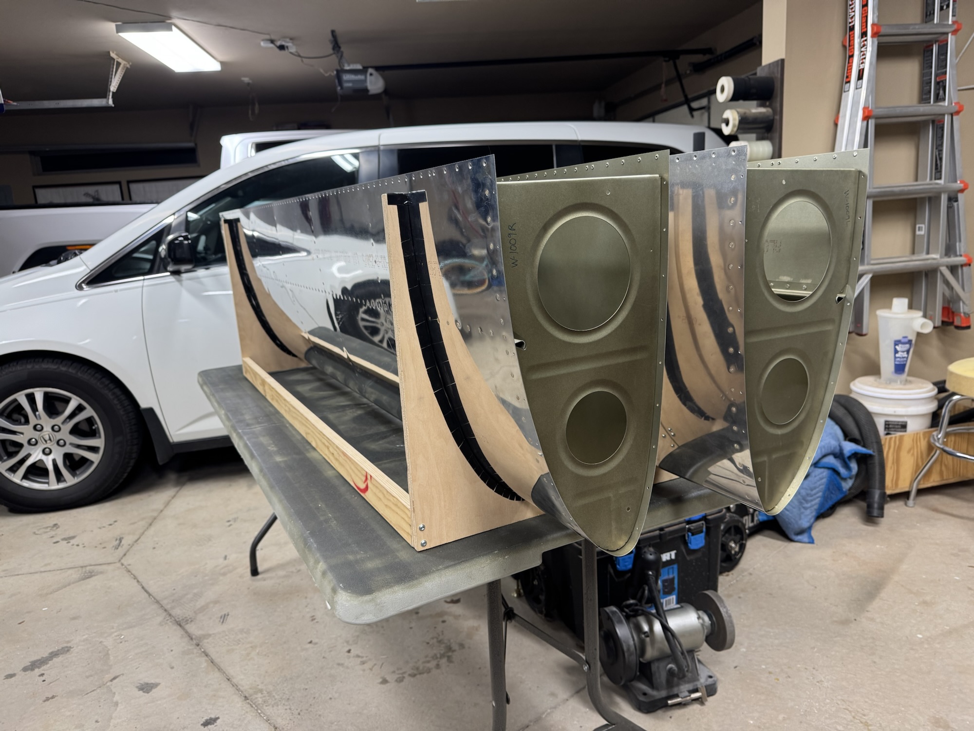 Leading Edges Riveted