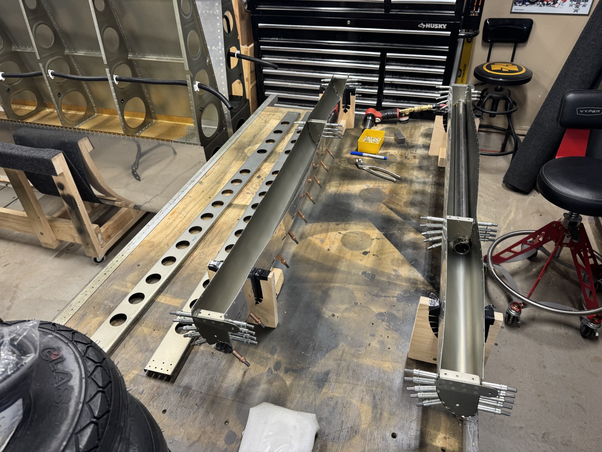 Ailerons Ready for Assembly