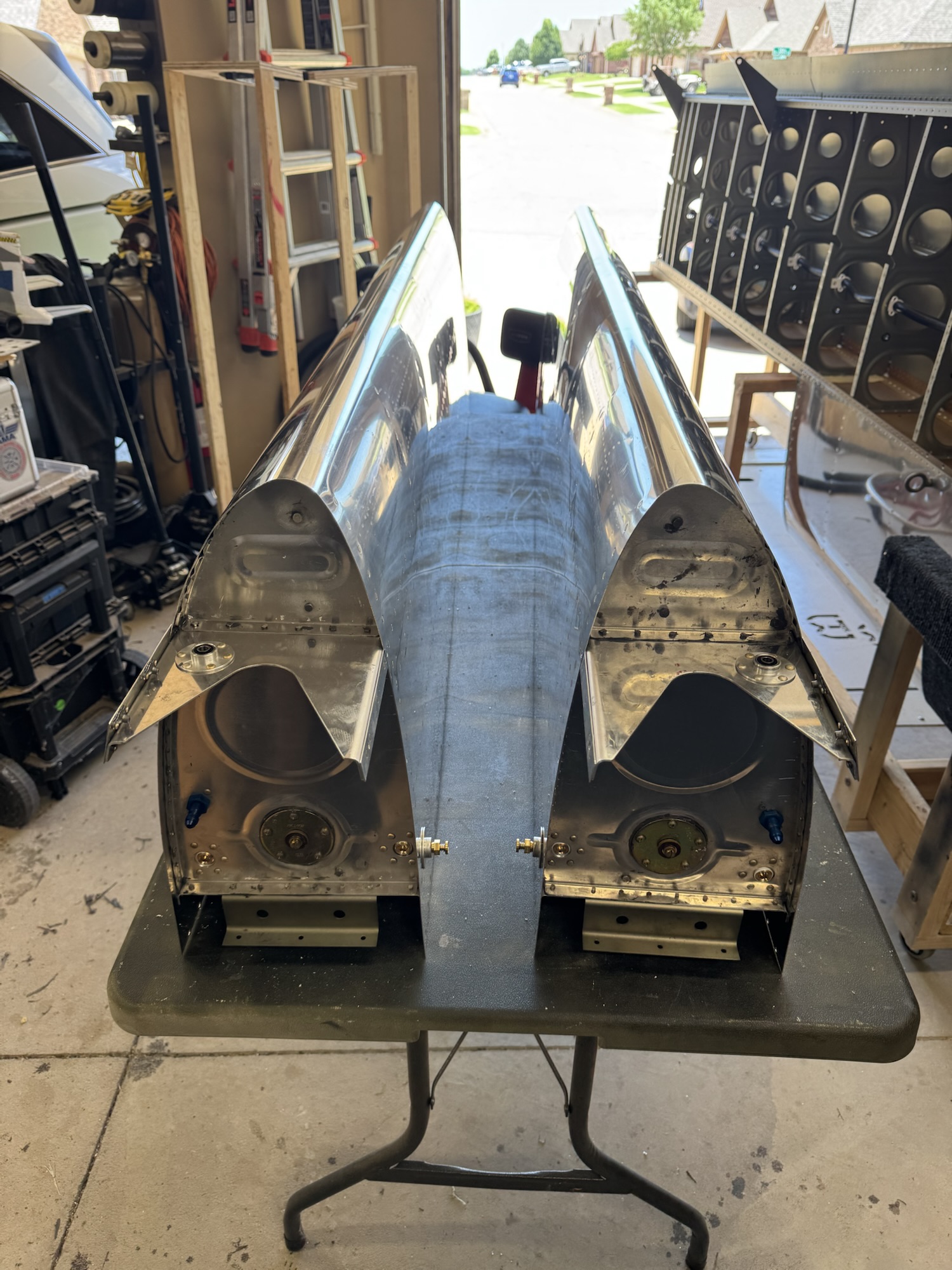 Tanks complete and ready for pressure testing