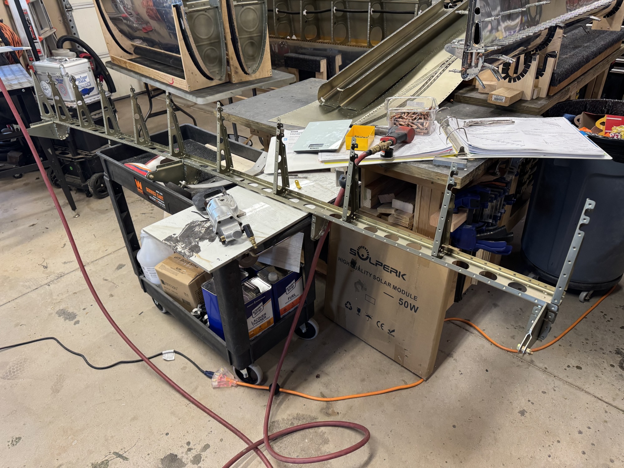 Flap Frame Riveted and Tank Woes