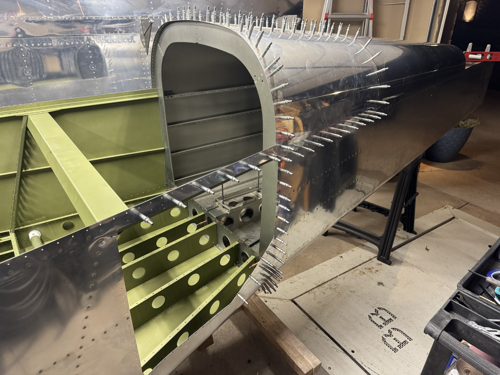 Bulkheads and Longerons Match-drilled