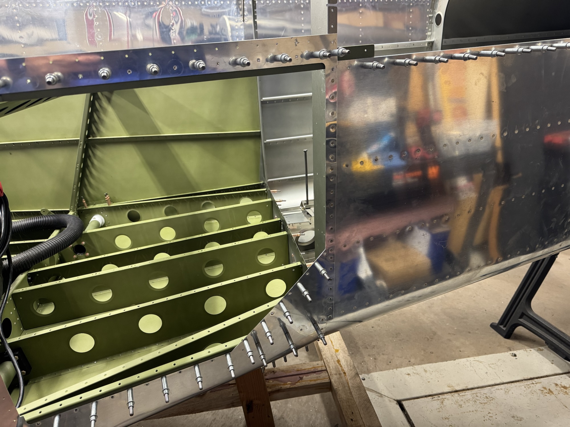 Dimpling/Countersinking Complete – First Rivets